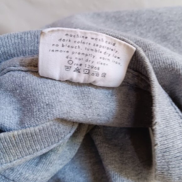 Vintage Tee 1990s Mens Large CALVIN KLEIN COTTON AMERICAN FLAG GRAPHIC T-shirt - Picture 5 of 6